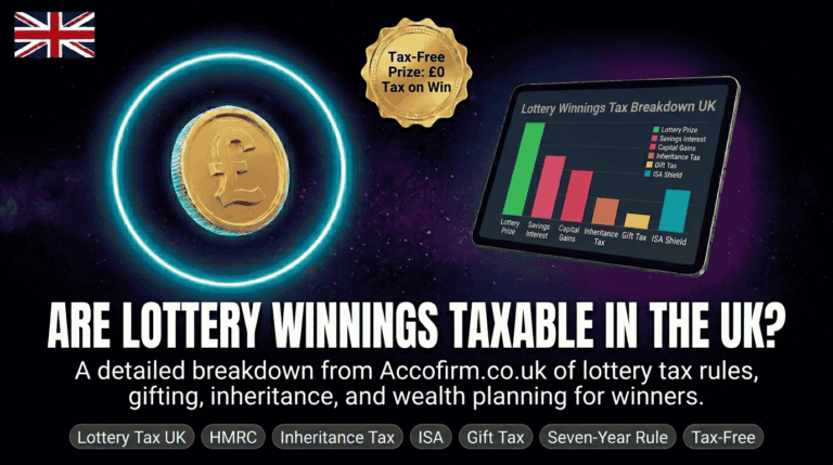 paying tax on lottery winnings UK