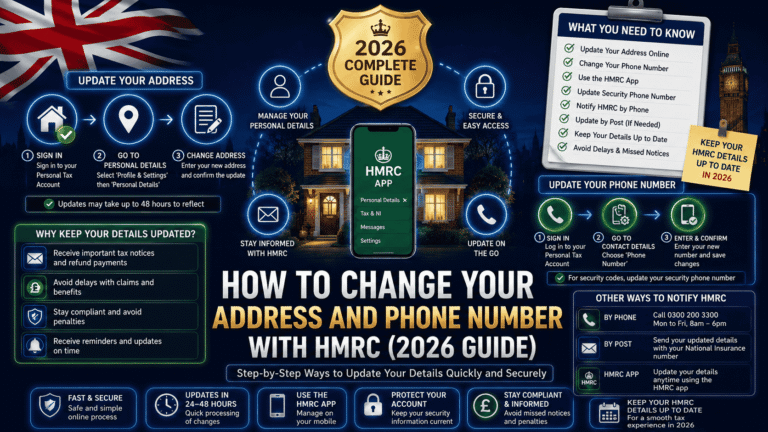 How to Change Your Address and Phone Number with HMRC (2026 Guide)