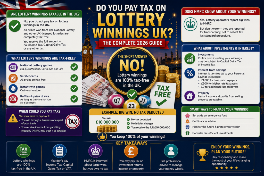 Do You Pay Tax on Lottery Winnings UK