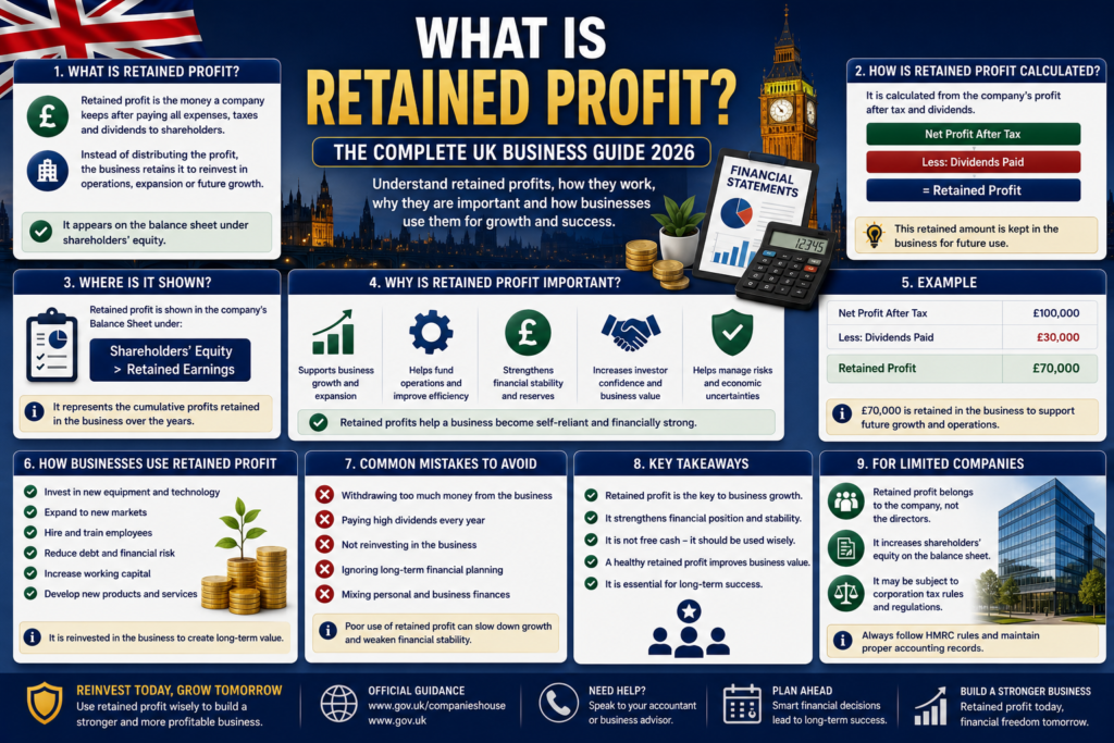 retained profit UK accounting guide