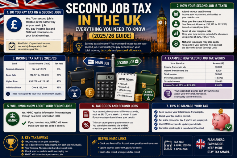 Second Job Tax UK – Everything You Need to Know (2025/26 Guide)